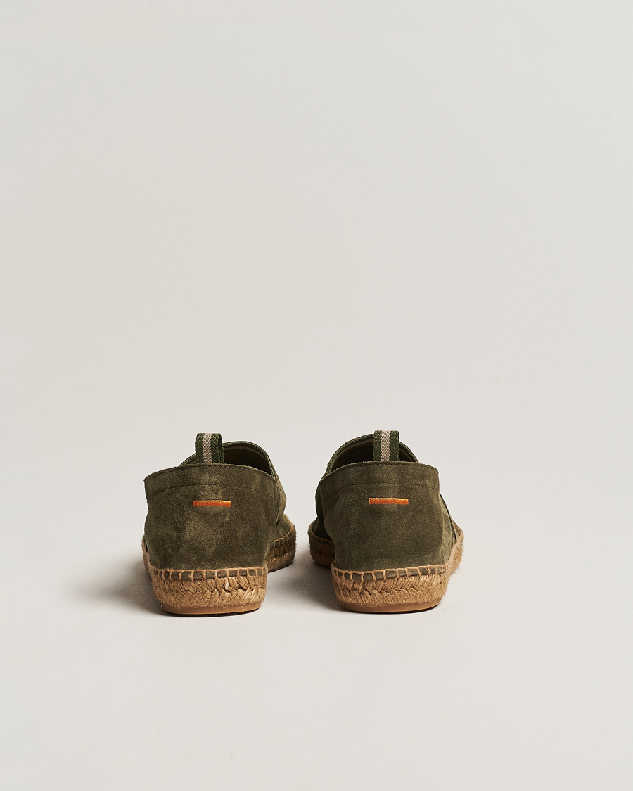 Castañer Pablo Casual Suede Espadrilles Verde Bosque