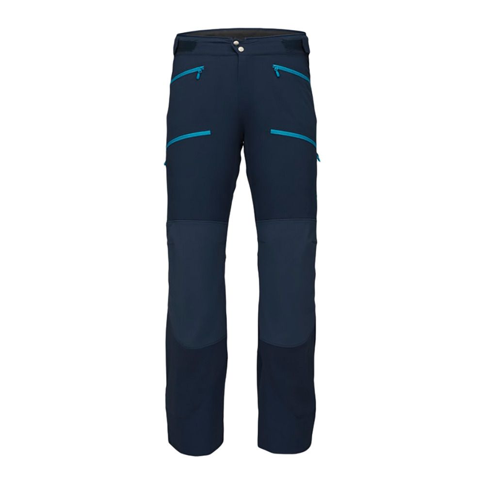 Norrona LYNGEN FLEX1 - Pantalon ski Homme indigo night/hawaiian surf