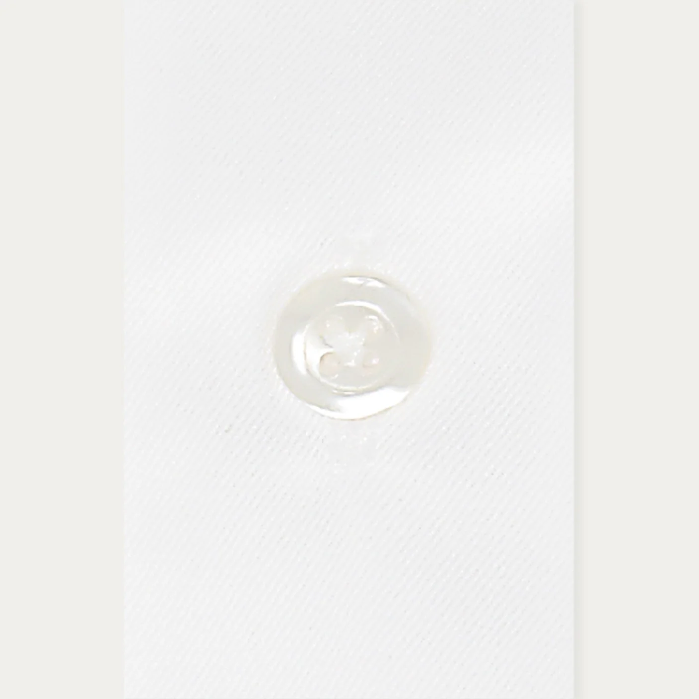 White double-twisted twill shirt with French cuffs