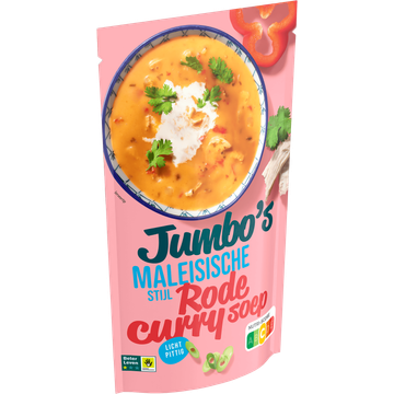 Jumbo's Maleisische Stijl Rode Curry Soep 570ML
