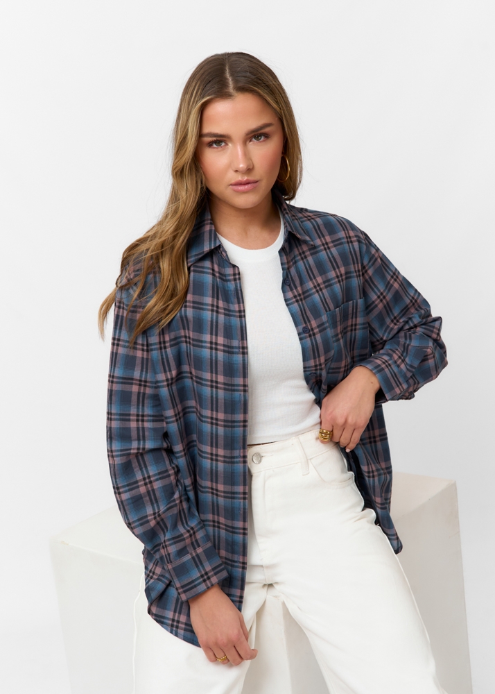 Romy blouse blauw