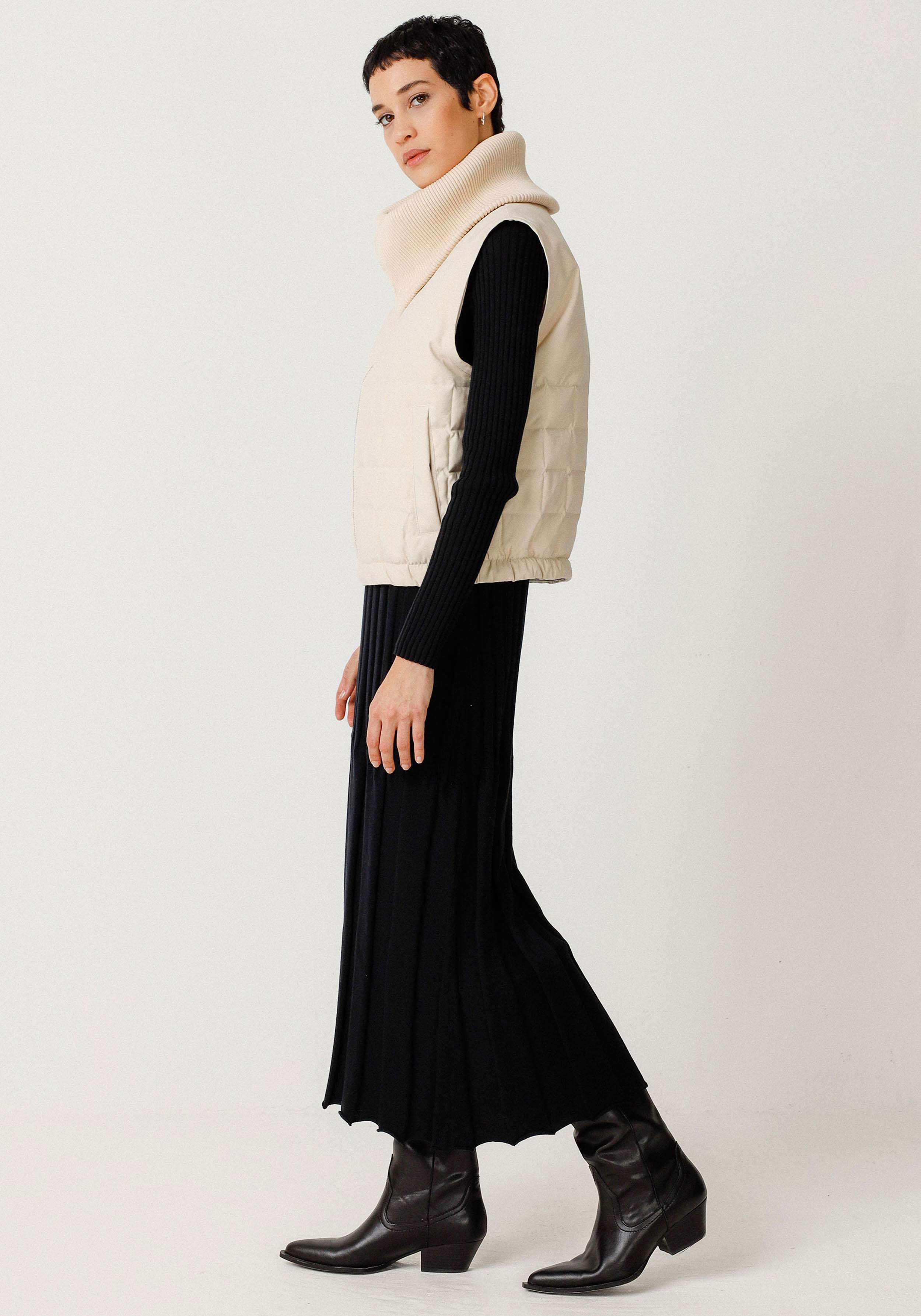 SKFK Pufferweste Amila Cream