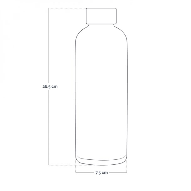 Gourde isotherme 750ml - bleu