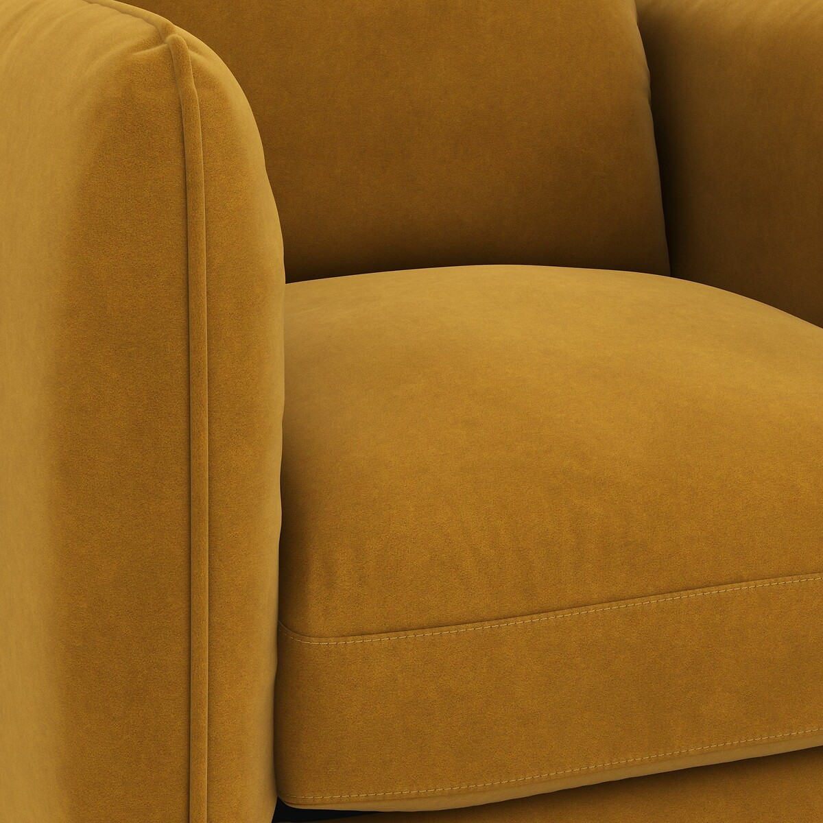 INTERIORES REDOUTE<br>Poltrona de veludo, Lomeo
