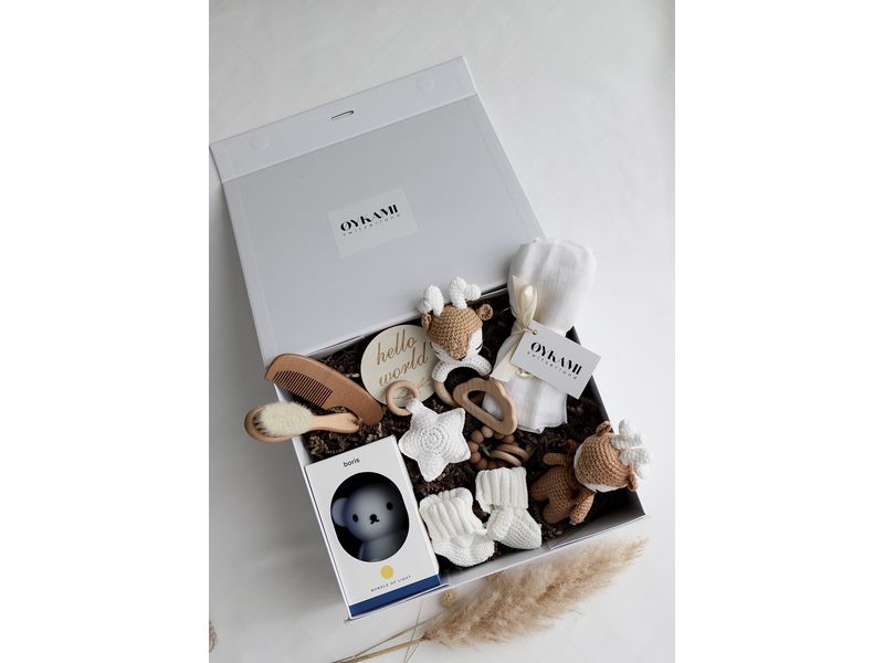 Oykami Geschenkset Toronto mit Nachtlicht Geschenkbox zur Geburt