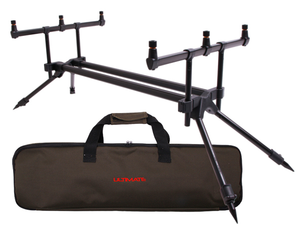 Ensemble 3 cannes Ultimate Adventure Carp Triple Rod Set