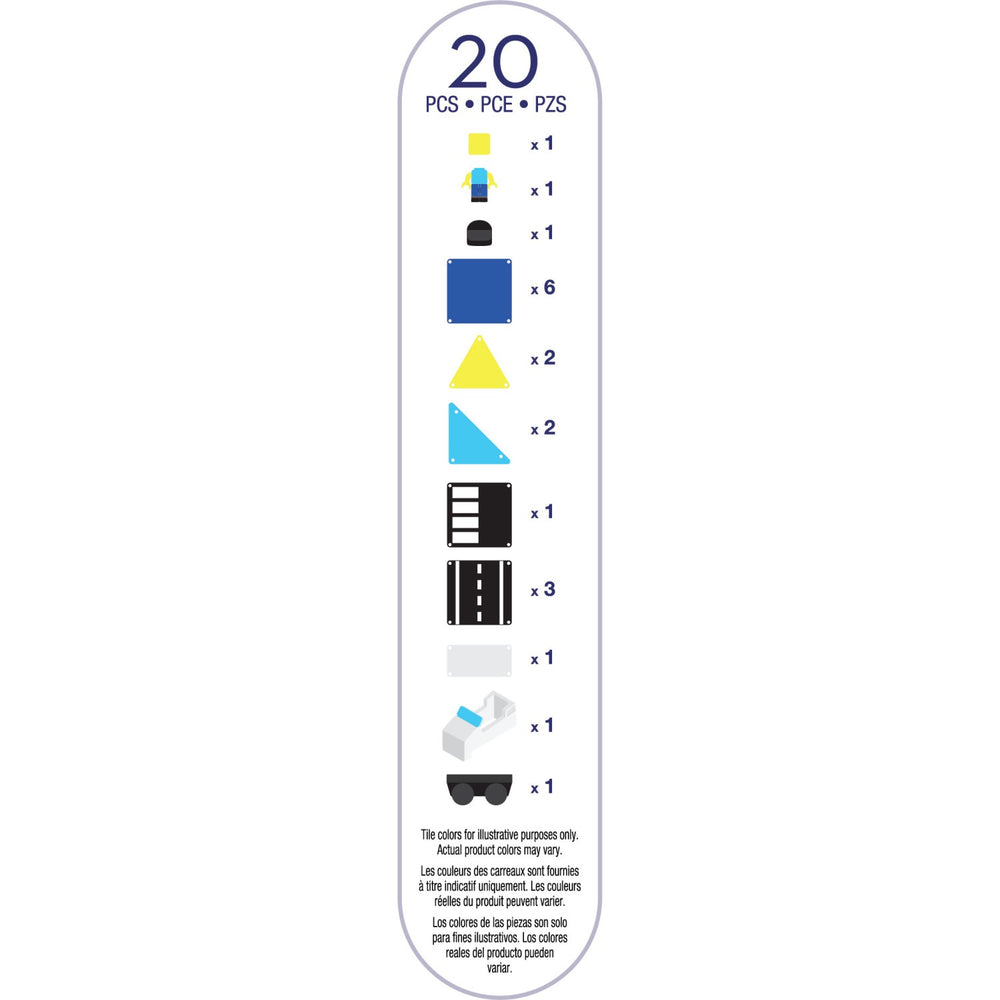 Køb Magna-Tiles® Police Patrol 20 Pcs