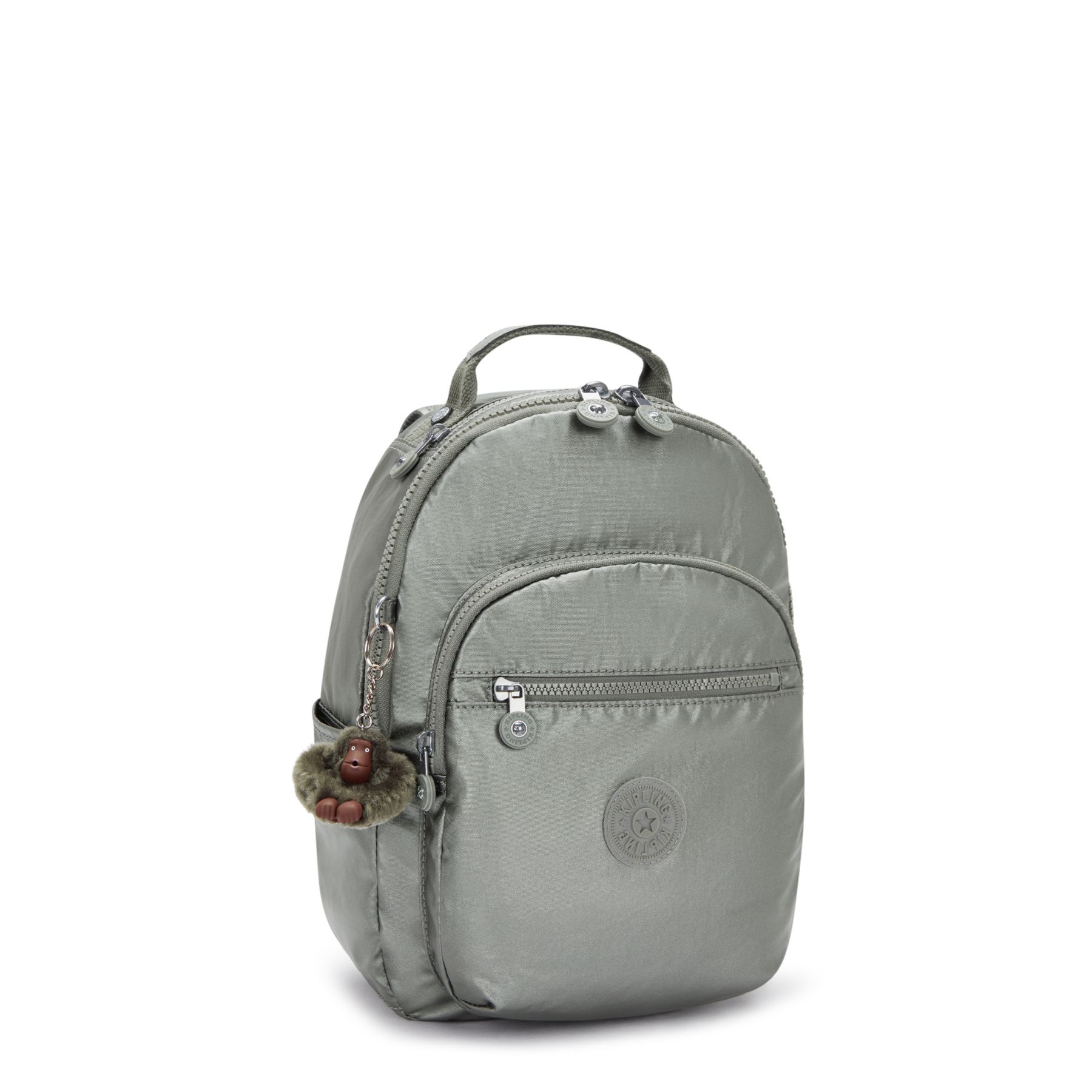 SEOUL S Petit Sac à Dos avec Compartiment pour Tablette - Moon Grey Metallic