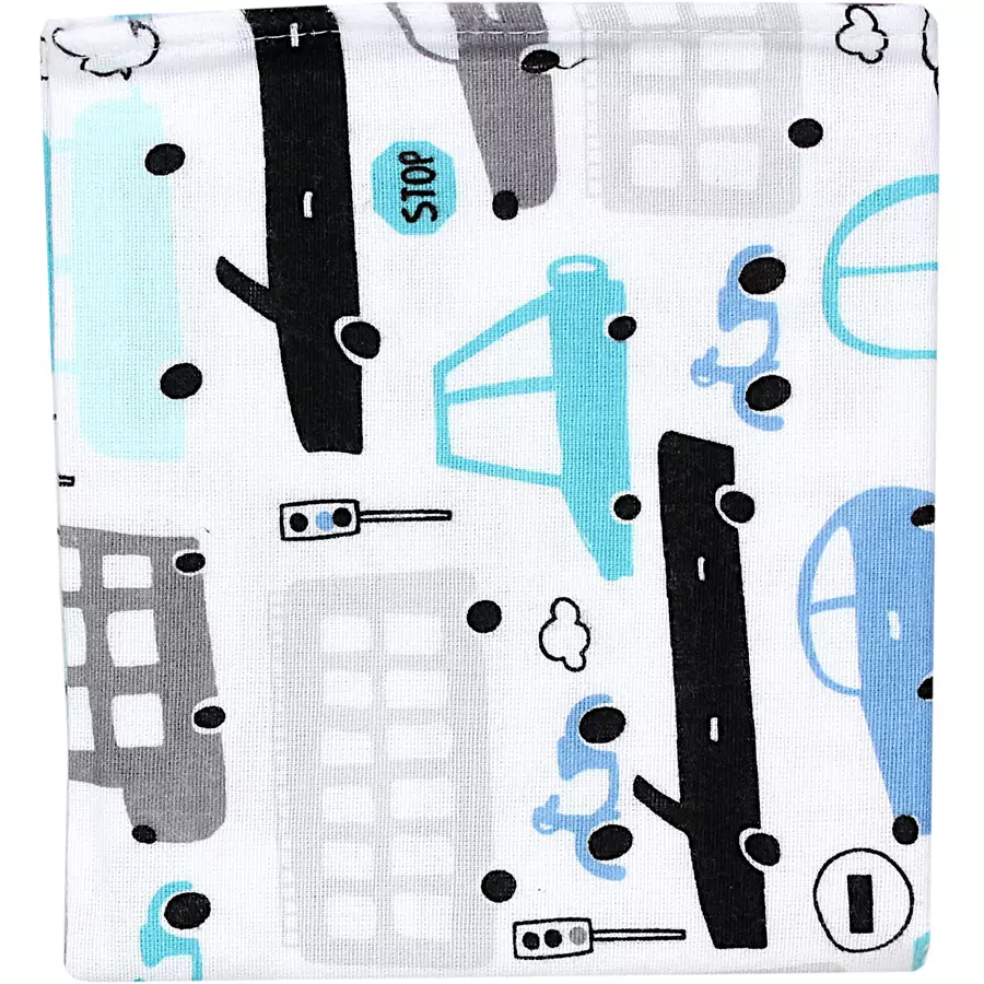TupTam Baby Moltontücher Flanellwindeln 70x80 5er Set blaubeige