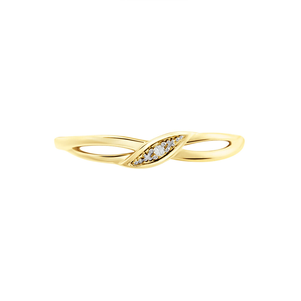 Bague Or Jaune Unora Diamants
