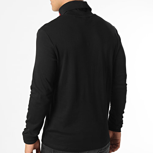 Tee Shirt Col Roulé Manches Longues Derollo 224 50479373 Noir