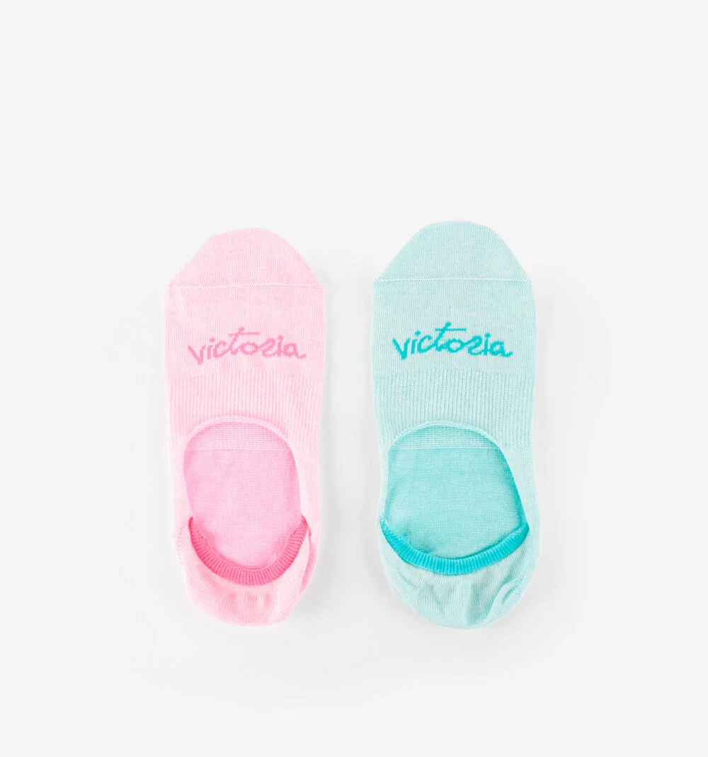 CHAUSSETTES PINKIES FLUOROSA-AZUL