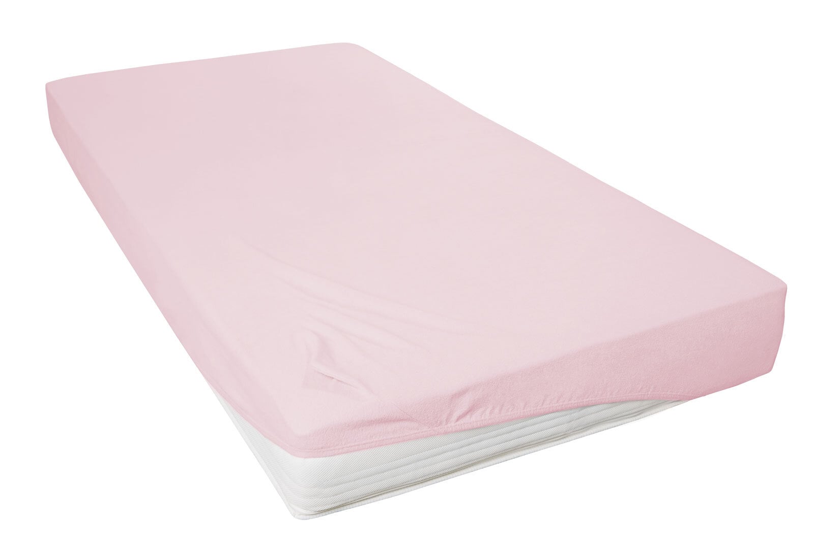 Vario Spannbetttuch Teddy-Flausch 90-100 x 200 cm rose