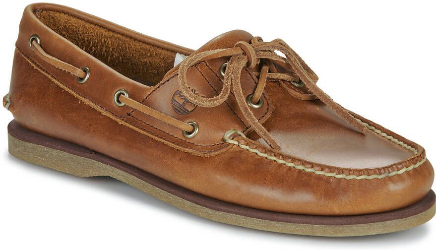 Timberland Authentic Classic Boat Shoe Leather Beige Loafers
