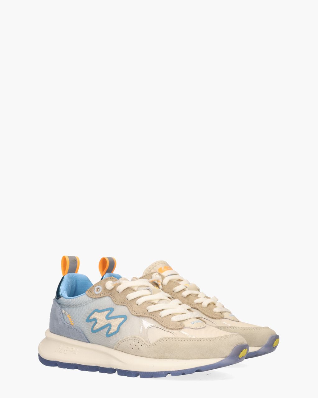 MRP By Maripé MRP78 Beige/Blauw Damessneakers