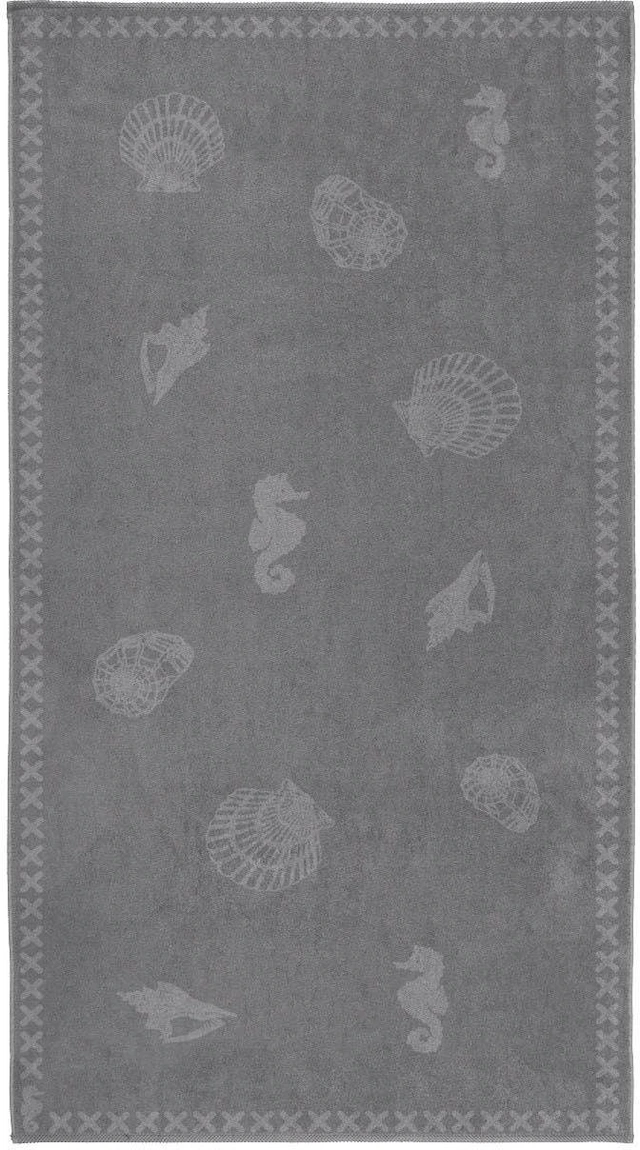 Seahorse Strandtuch »Shells« 100x200, extra gross, für Sauna und Pool, mit Meeres Motiven