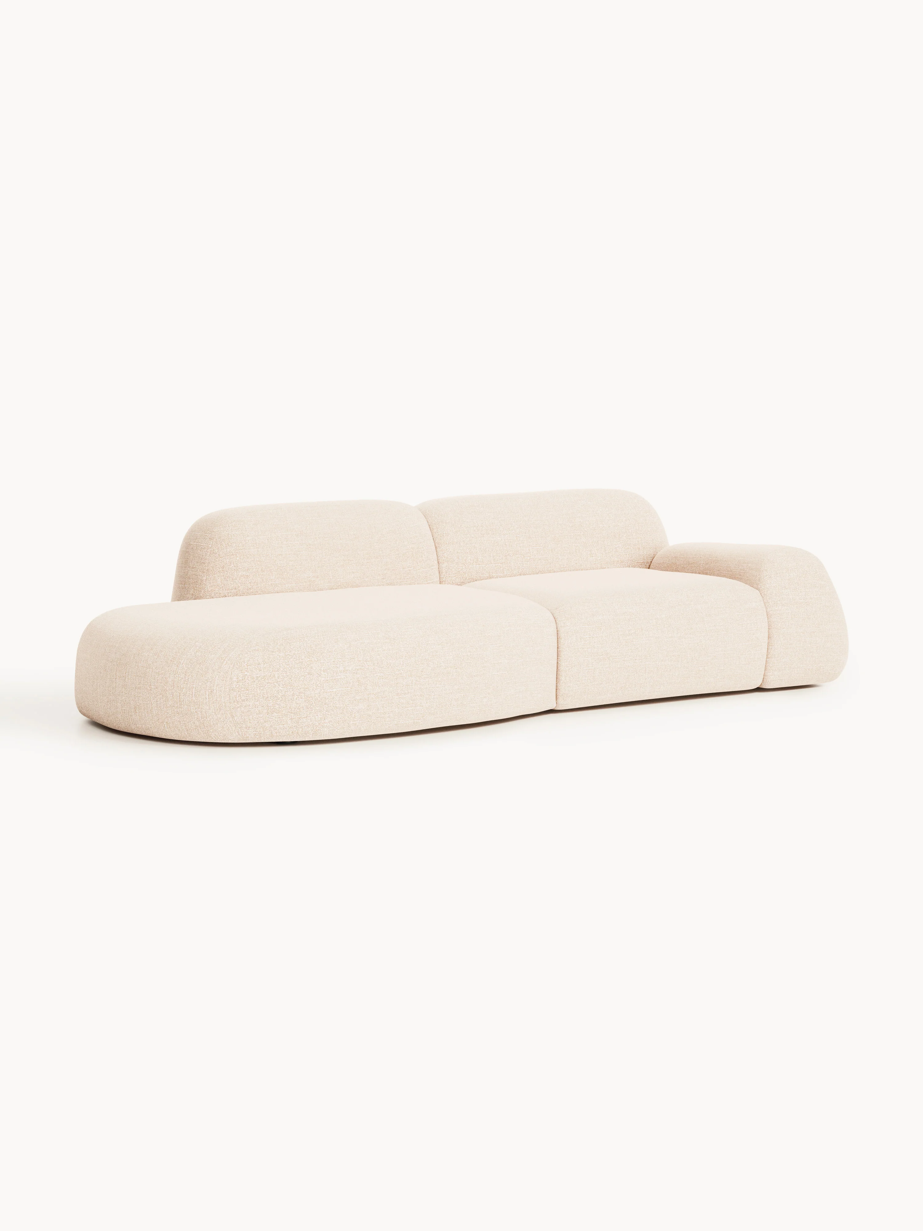 Modulaire bouclé chaise Wolke (3-zits)
