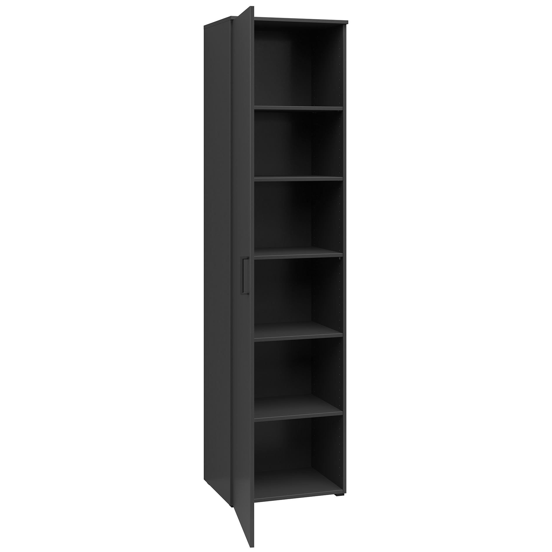 Drehtürenschrank - anthrazit - Breite 50 cm
