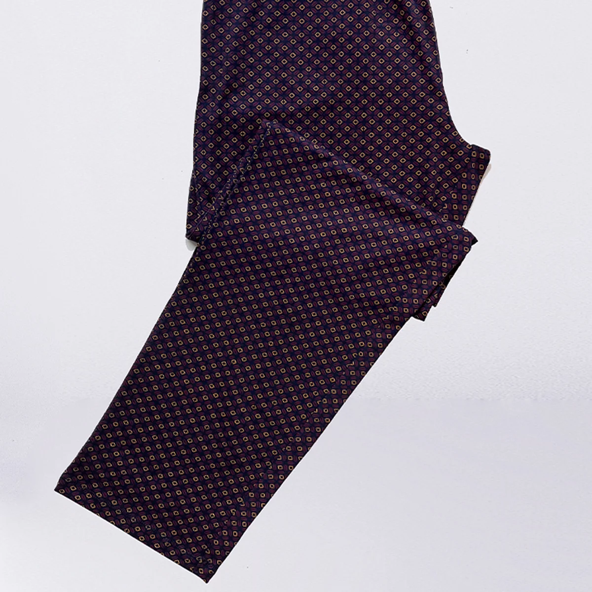 Pyjama homme PREMIUM bordeaux/imprimé