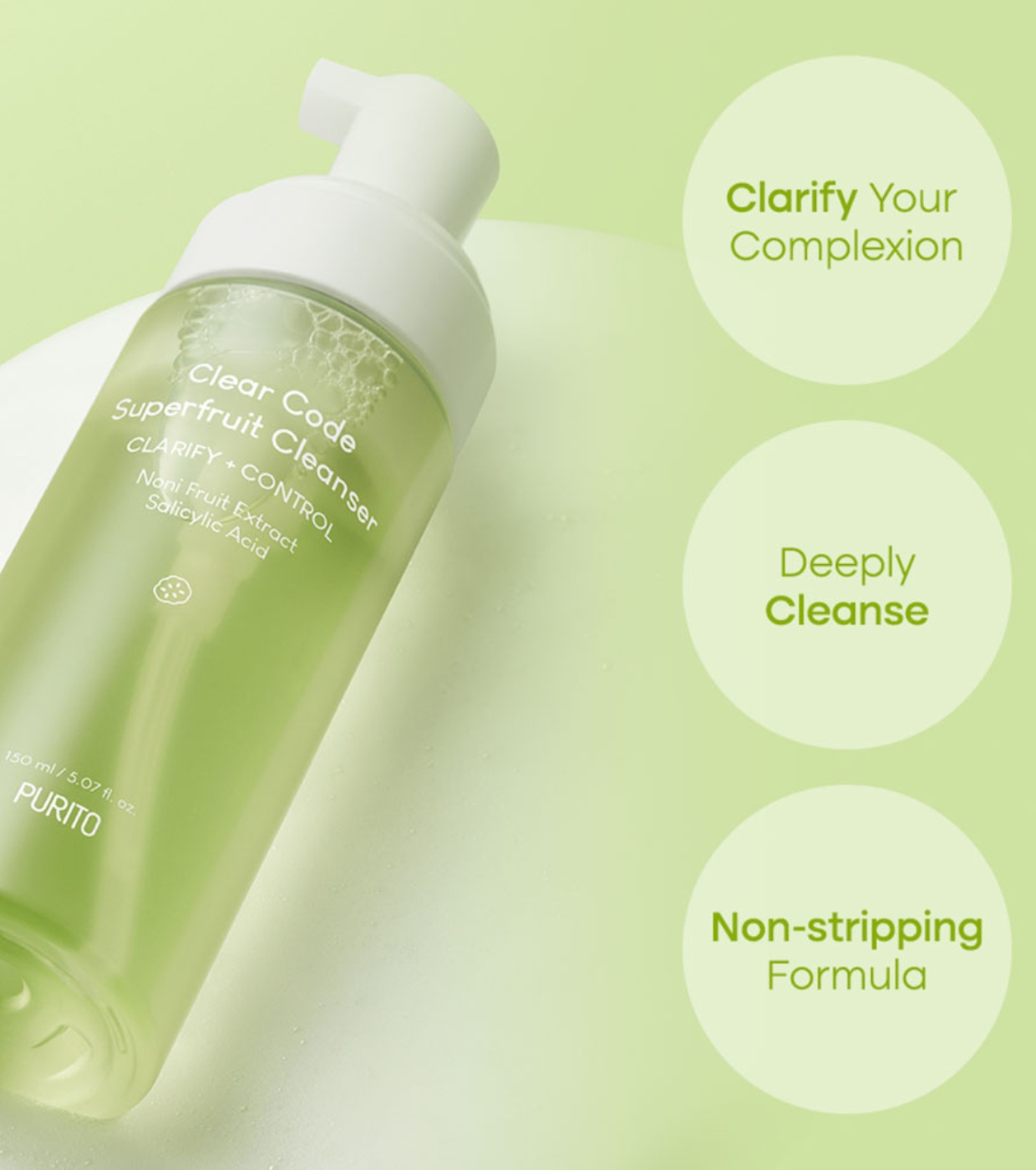 Purito - Limpador Facial Clear Code Superfruit