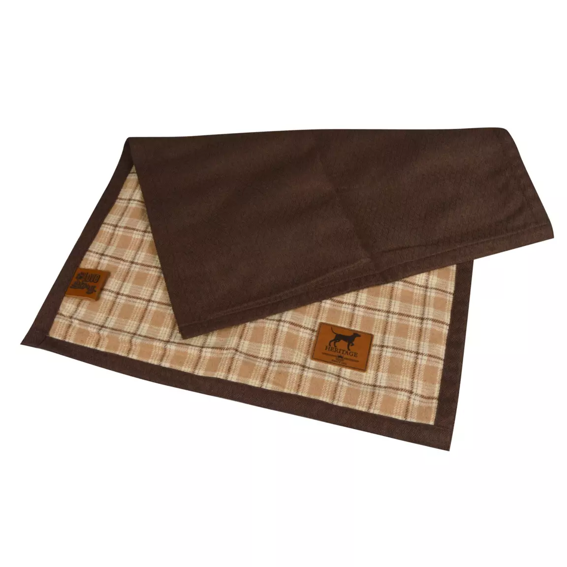 Plaid pour chat/chien Héritage L100 cm Noisette