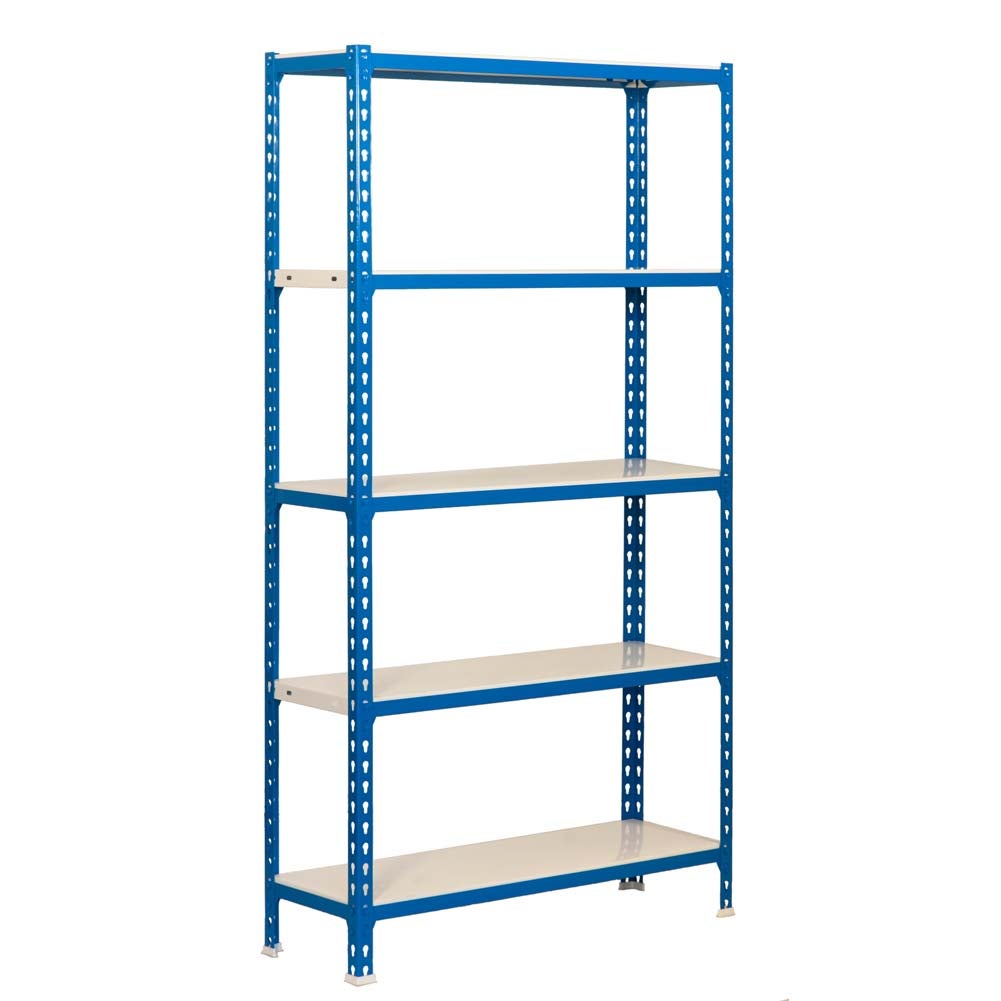 PROREGAL Heavy-Duty stellingkast Metal Shark HxBxD 180 x 90 x 40 cm Plankdraagvermogen 180 kg Blauw