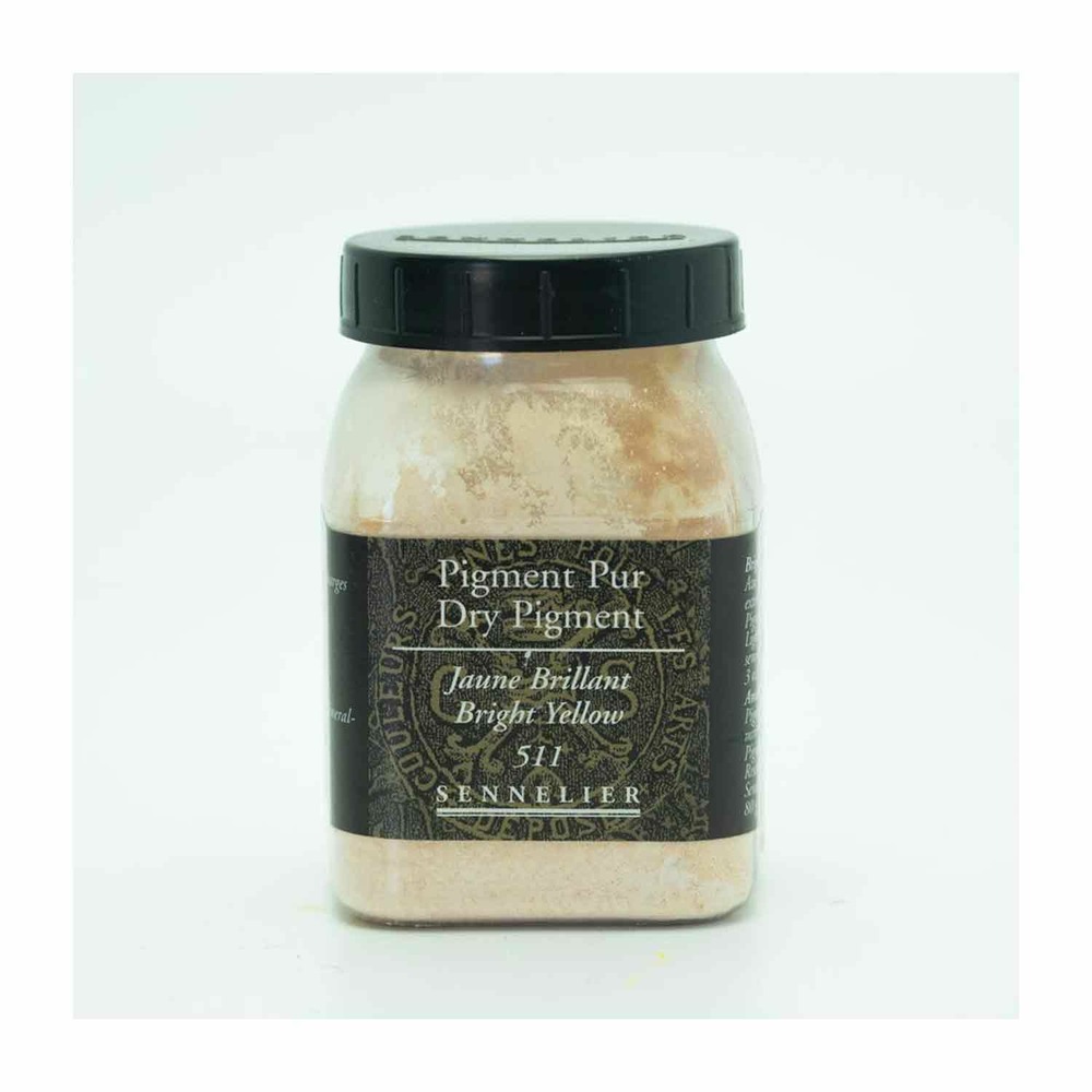 Pigment pour création de peinture - pot 80 g - jaune brillant