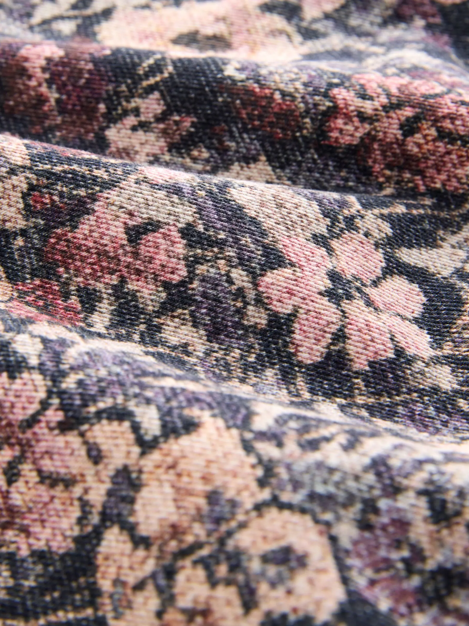 Tapisserie Bloemen - Denim minirok