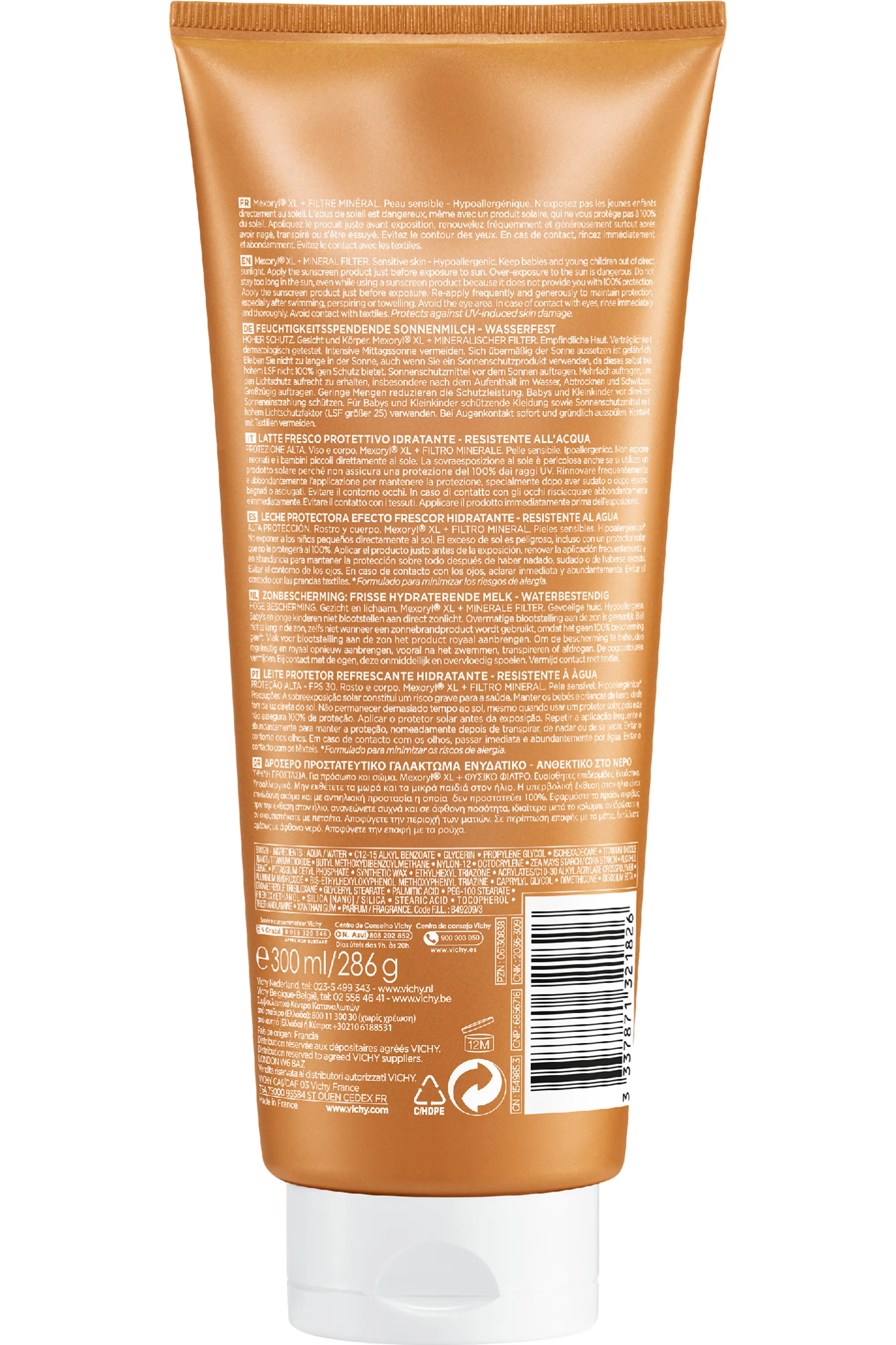 Vichy Lait protecteur fraîcheur SPF30 Capital Soleil-300.0 ml