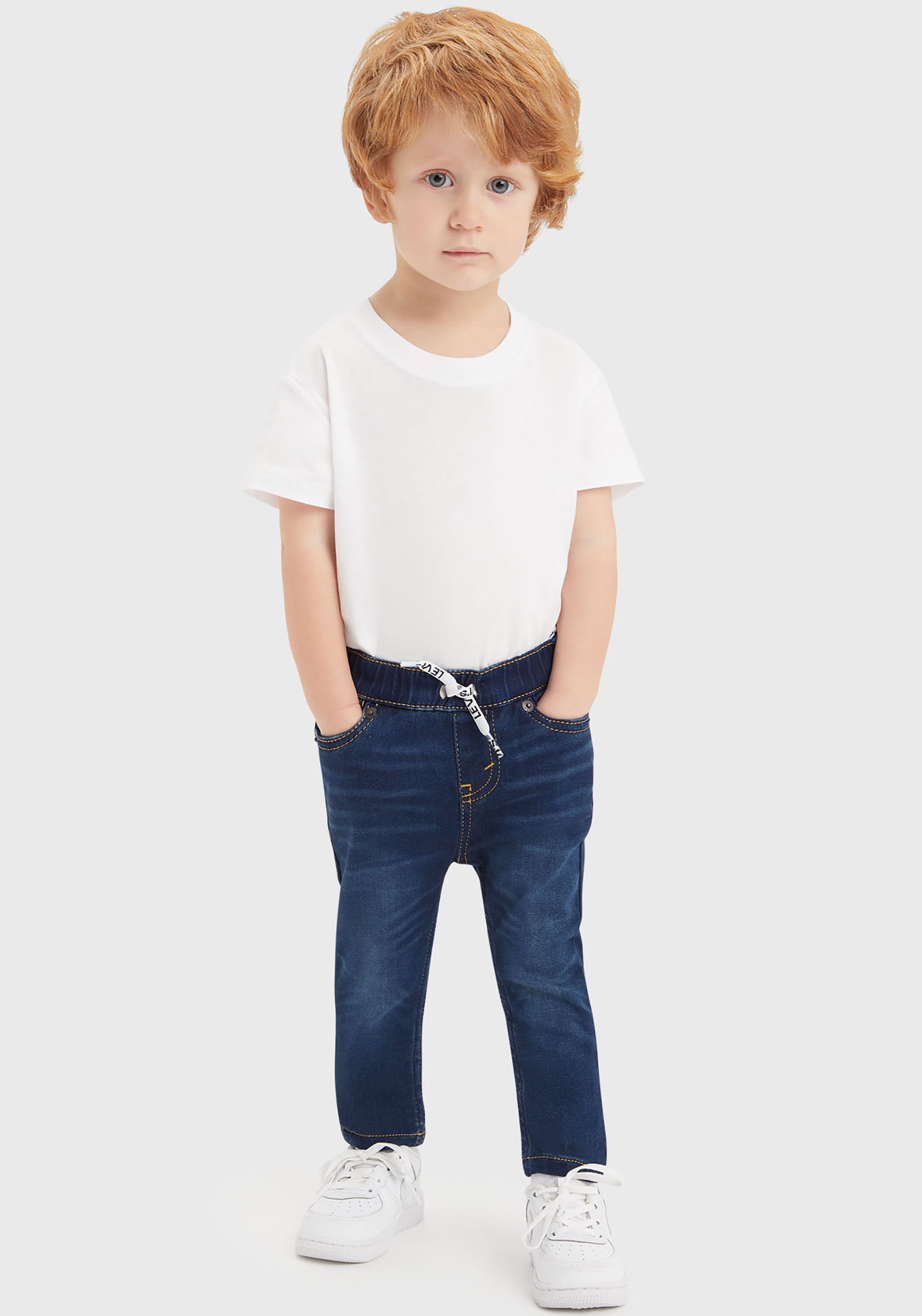 Levi's® Kids Schlupfjeans »LVB SKINNY DOBBY PULL ON PANTS« for Baby BOYS