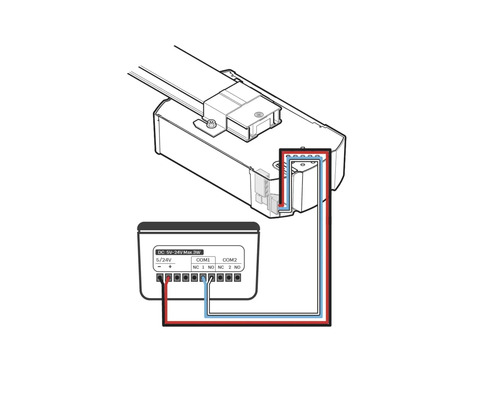 Yale garagedeuropener 0° 0° 10 m bereik Smart Home compatibel Bluetooth WLAN - grijs