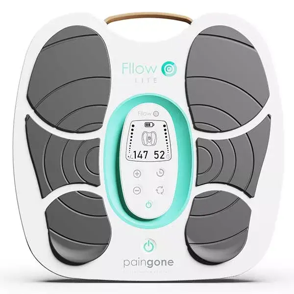 Eletroestimulador Paingone Flow Lite para pernas pesadas e doloridas
