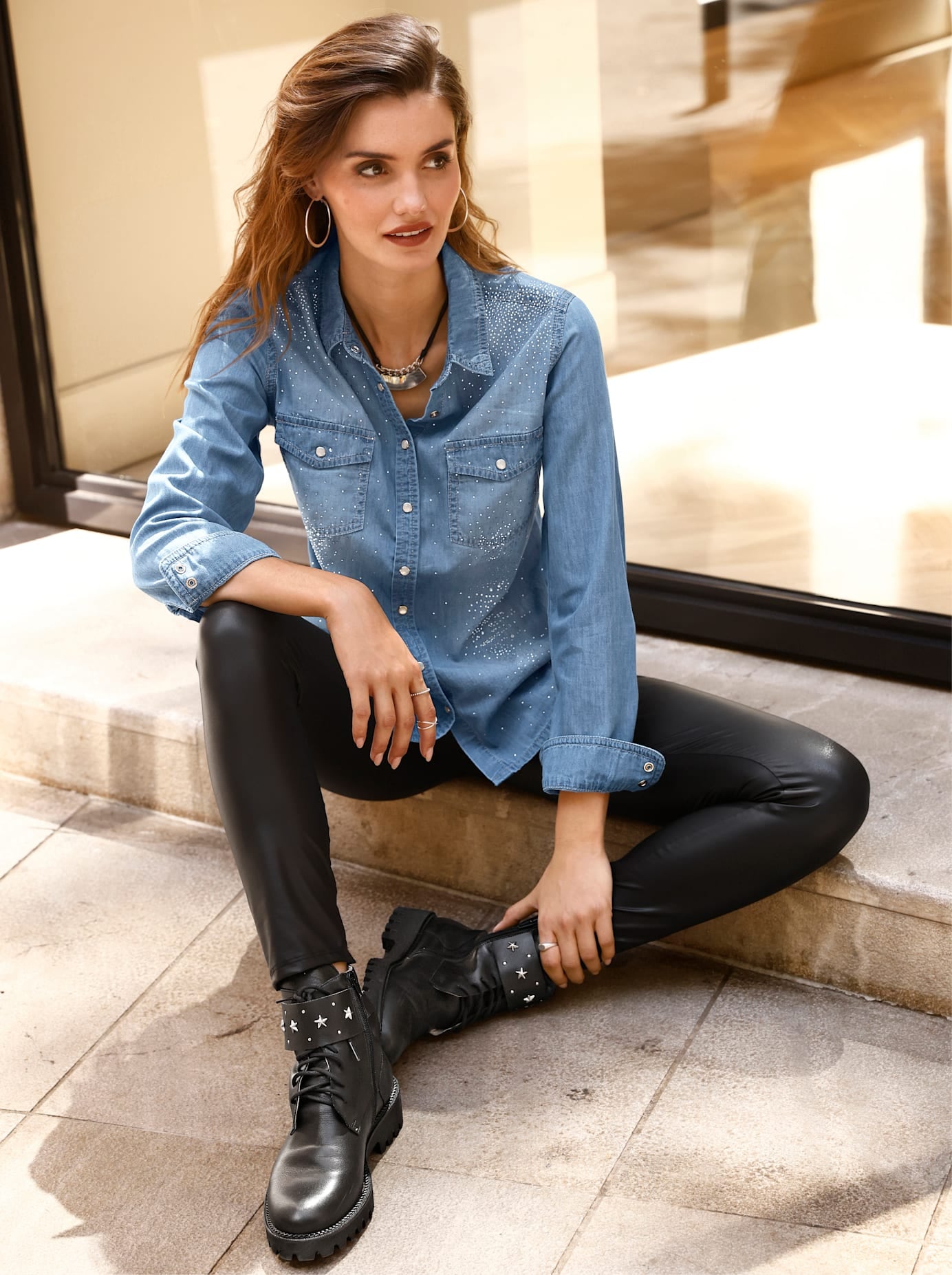 Inspirationen Jeansbluse