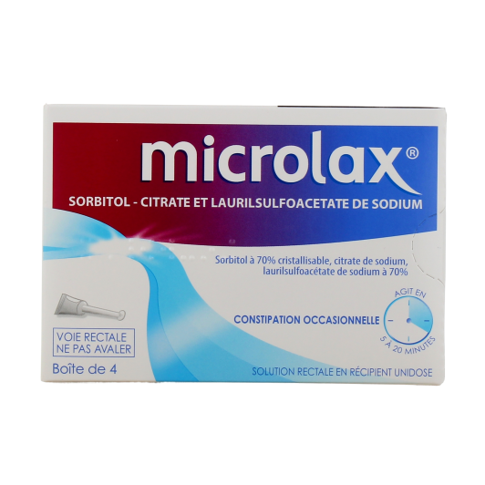 Microlax - Constipation occasionnelle