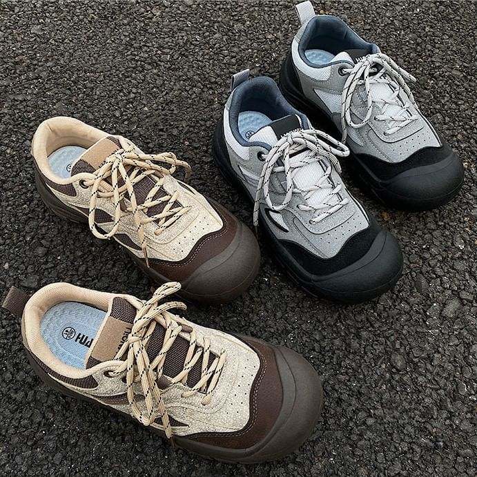 HANO - Veterschoenen met contrasterende afwerking