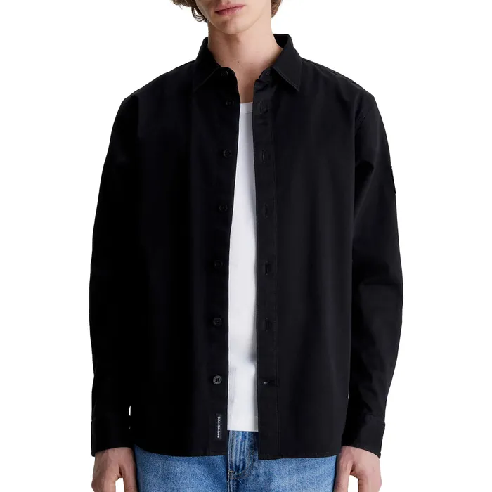 Calvin Klein Monologo Badge Relaxed Overhemd Heren