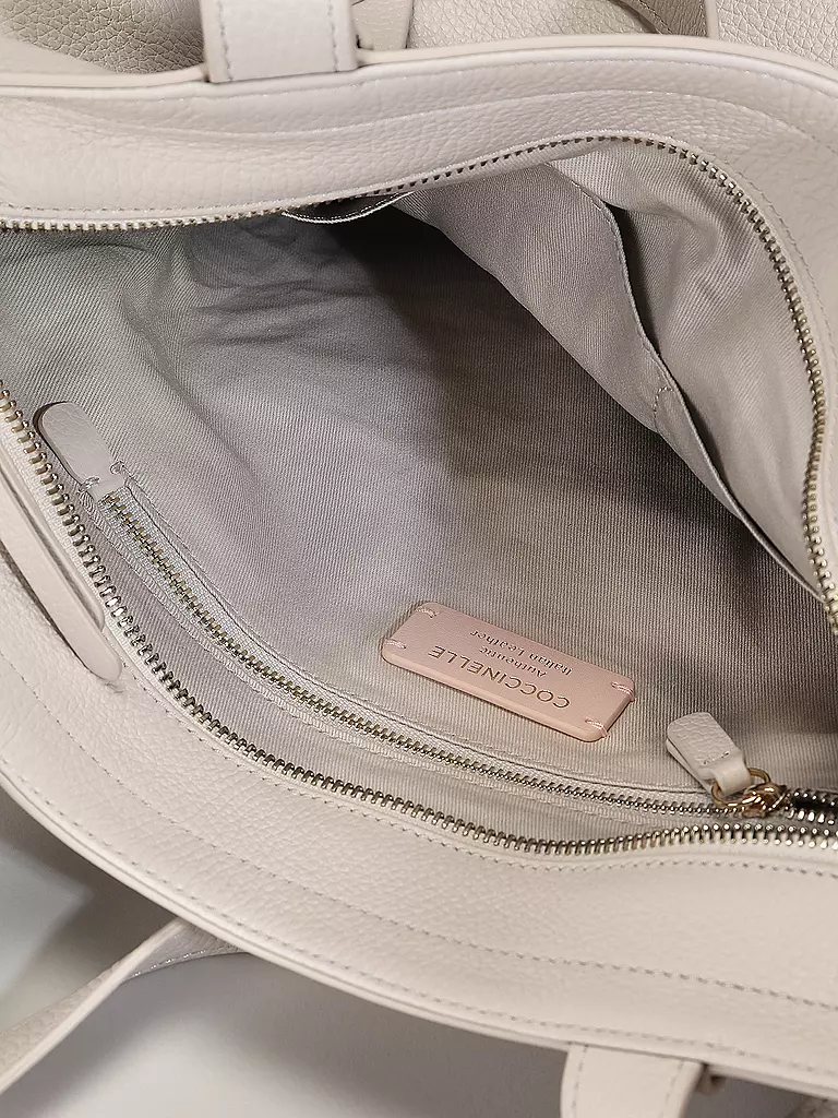 COCCINELLE Ledertasche - Shopper COCCINELLEMALORY creme
