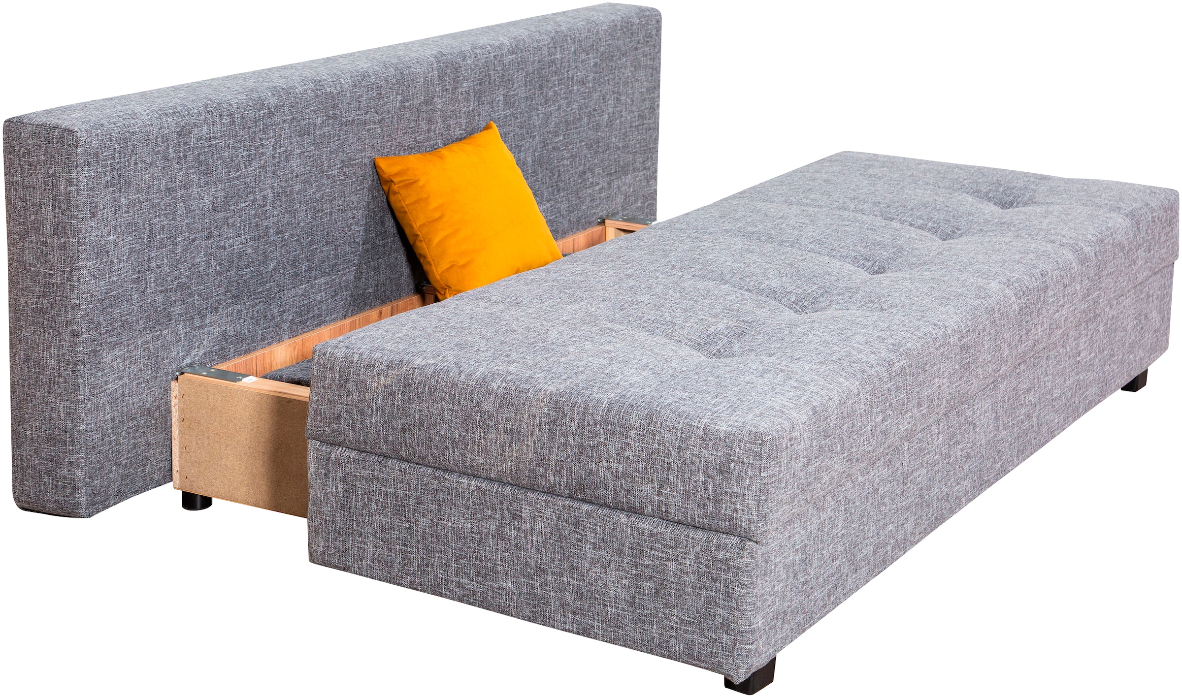 COLLECTION AB Schlafsofa »DARIA inklusive Schlafunktion und Bettkasten« Schlafsofa,Bettfunktion,Bettkasten,inklusive Rückenkissen,Federkern
