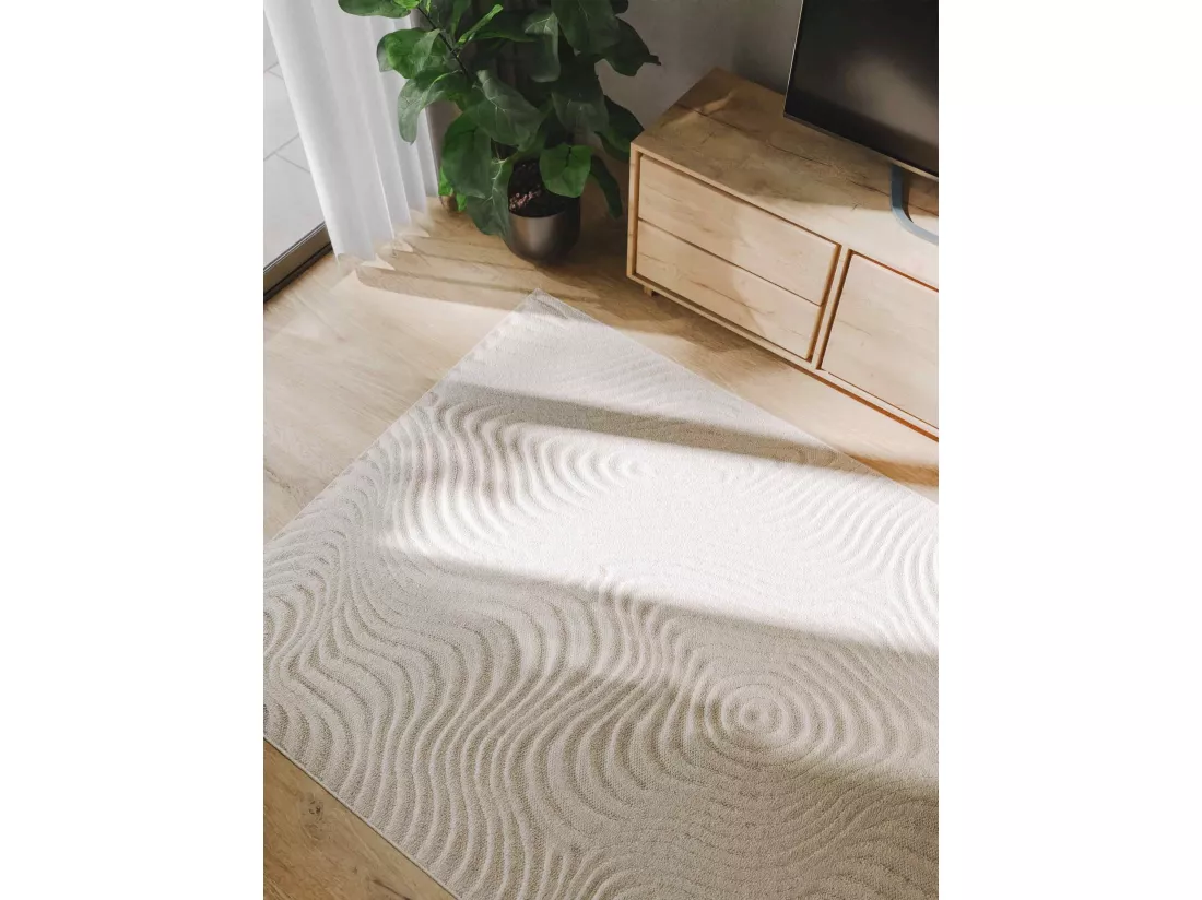 Tapis Leo Crème 160x230 cm