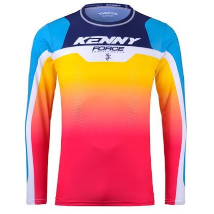 Maillot cross Kenny FORCE - SPRING SUMMER 2025 - Bleu / Jaune