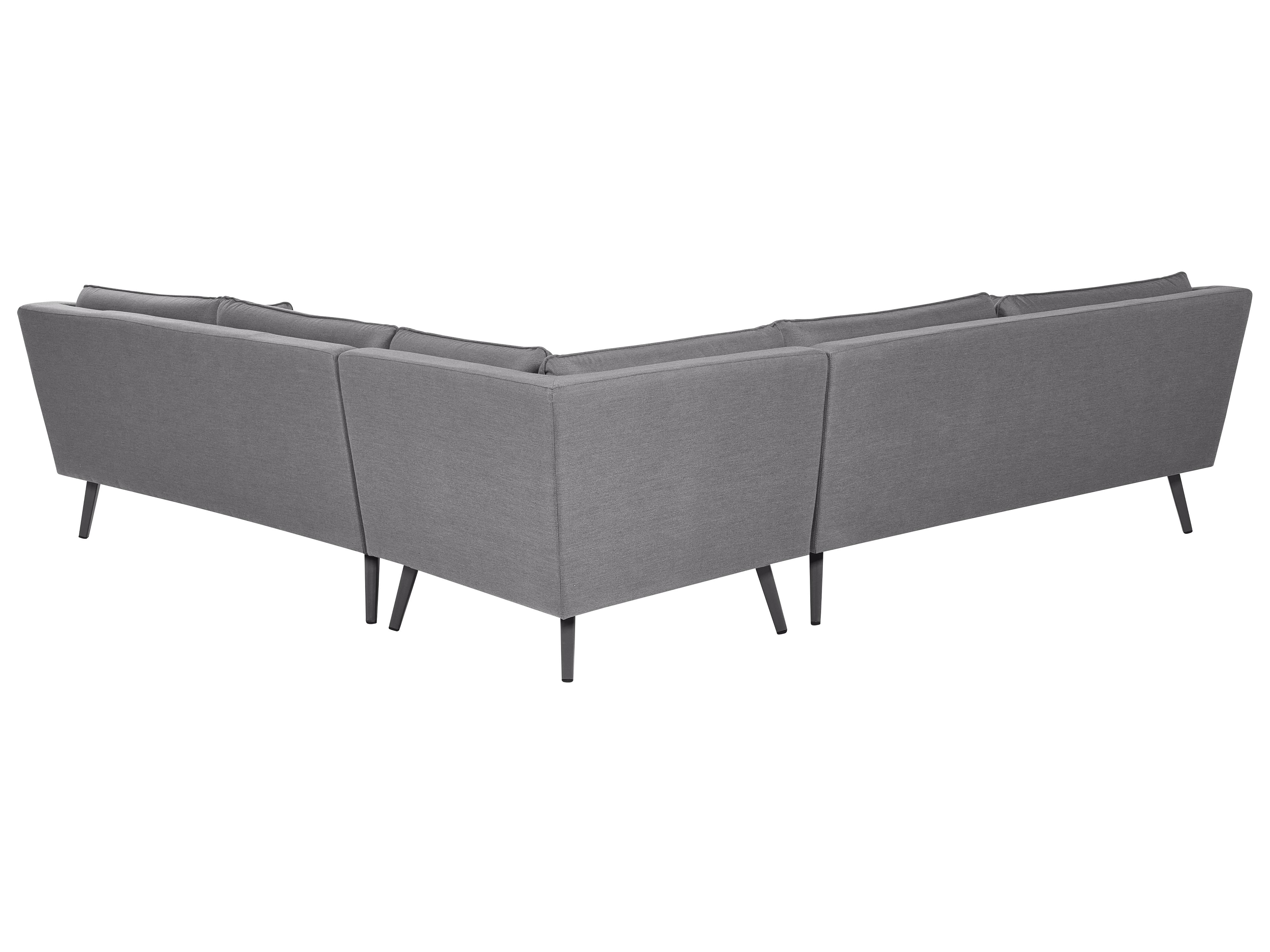 Tuin hoekbank 5-zits LORETELLO Grijs