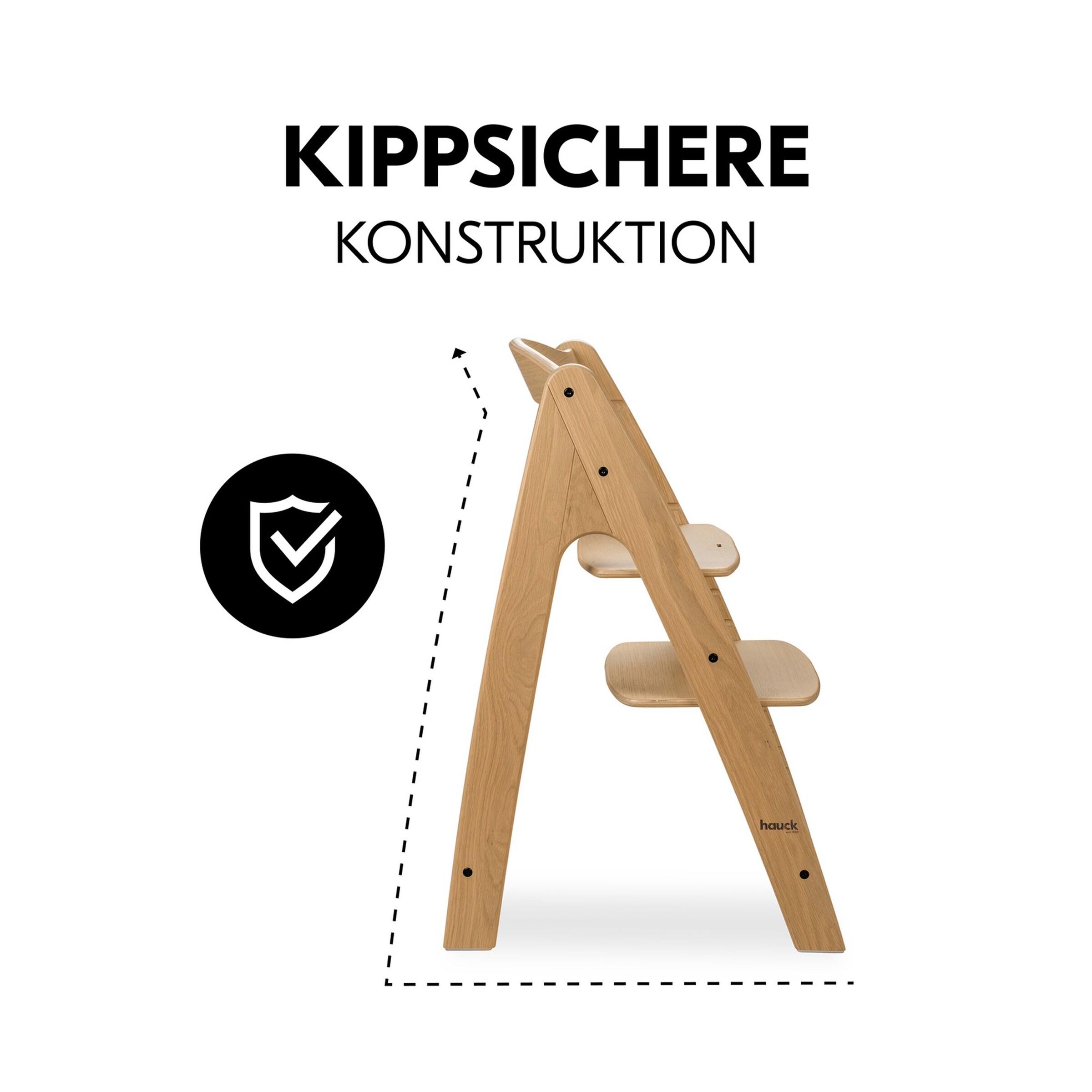 Hauck Hochstuhl Arketa Eiche