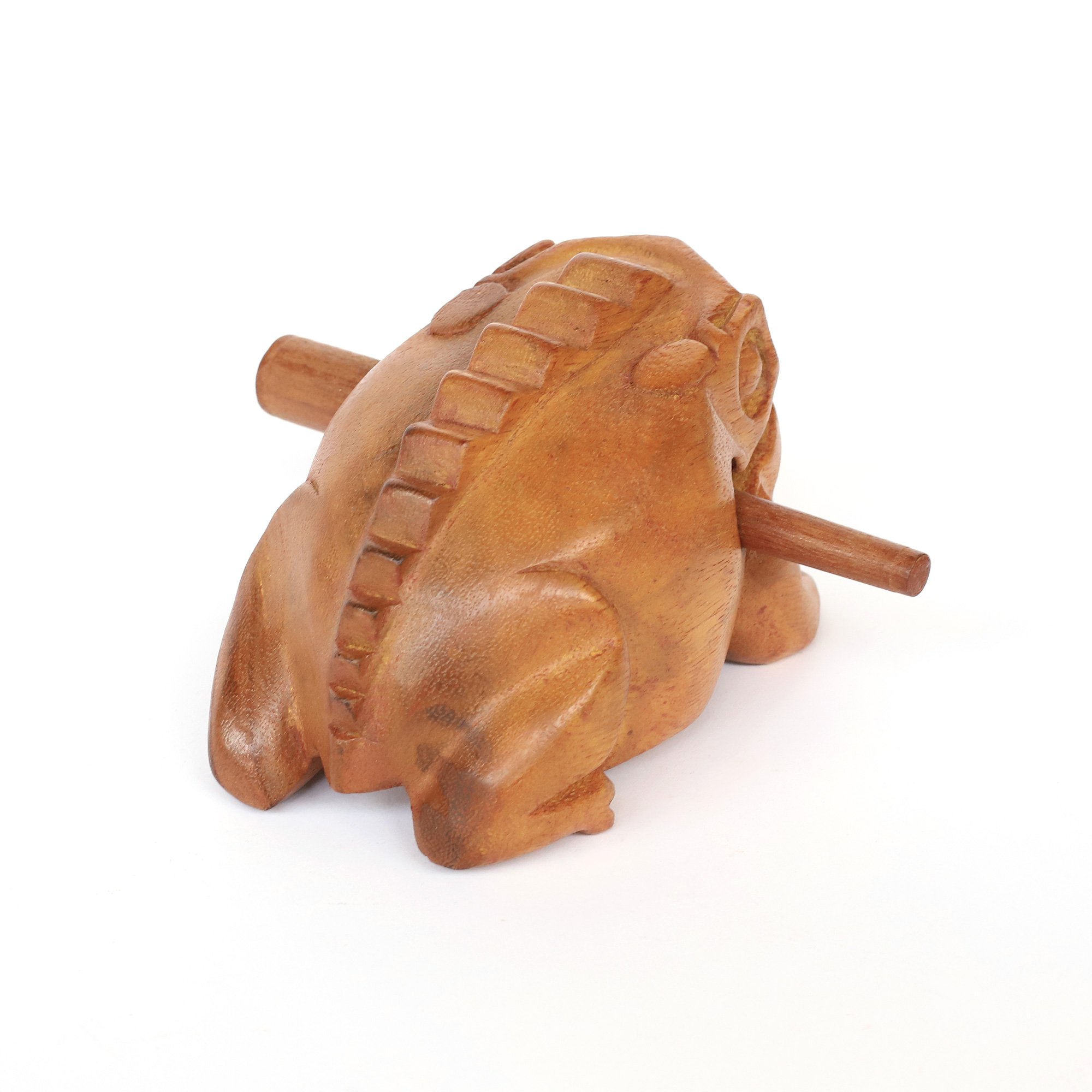 Klangfrosch aus 'Albesia'-Holz, hellbraun, T 18 cm, B 10 cm, H 10 cm günstig bestellen