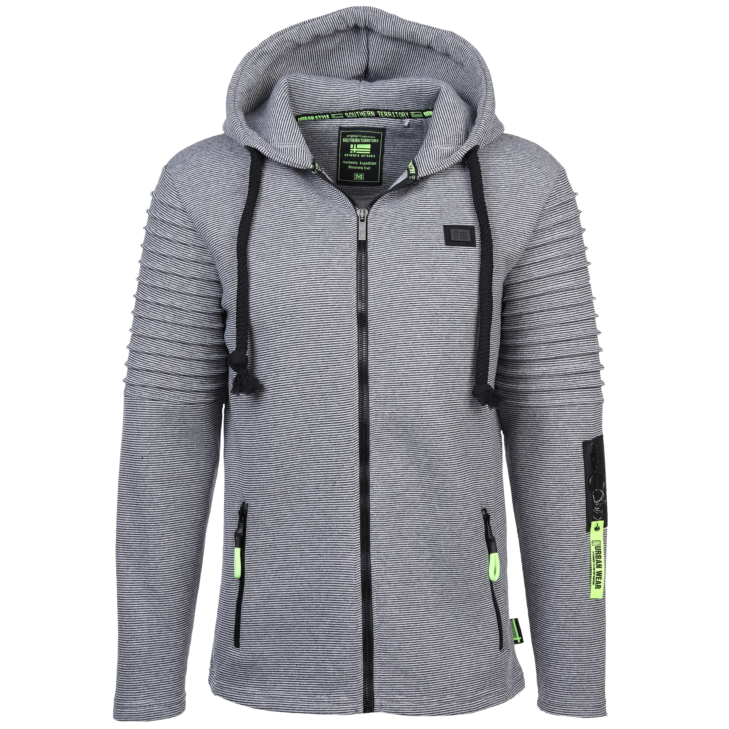 Herren Sweatjacke mit vielen Details