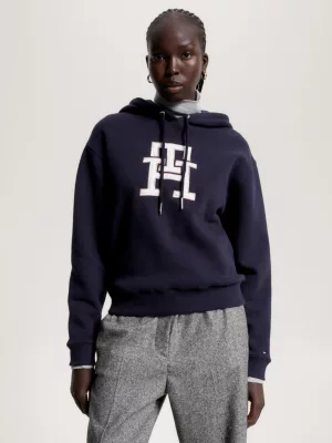 Moletom com capuz TH Monogram Modern Logo