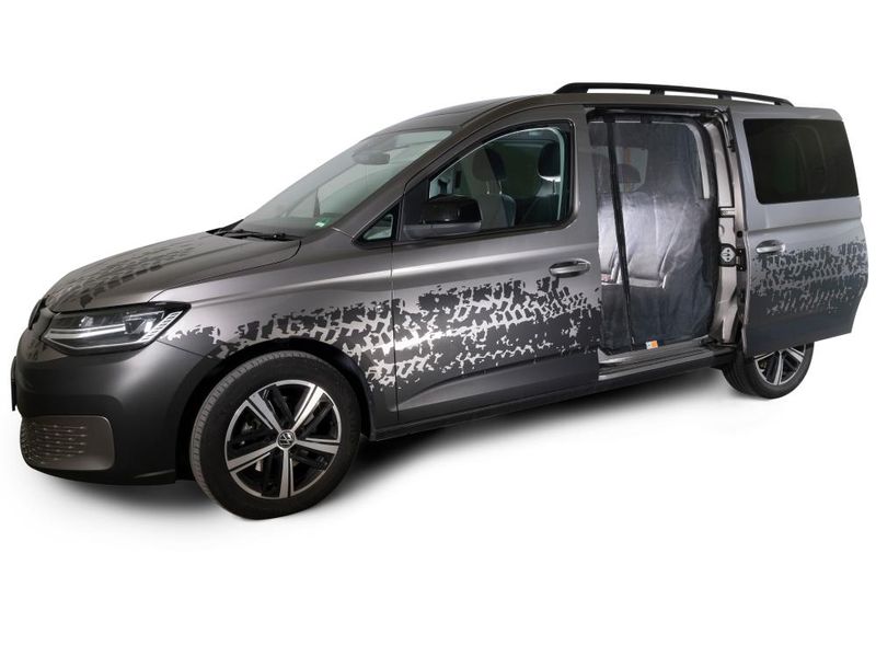 Van Quito Schiebetürenmoskitonetz, fine-mesh VW Caddy V Schiebetürenmoskitonetz Reissverschluss, VW Caddy V (kurz)/ Ford Connect (kurz), Maschenweite Fine-mesh, Fahrerseite (links)
