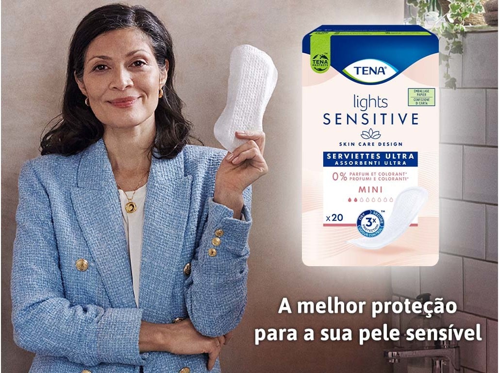 PENSOS INCONTINÊNCIA LIGHTS SENSITIVE MINI 20 UN