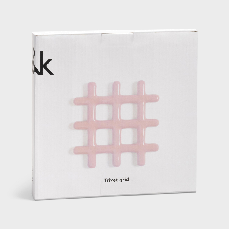 &klevering Trivet onderzetter 19x19 blauw