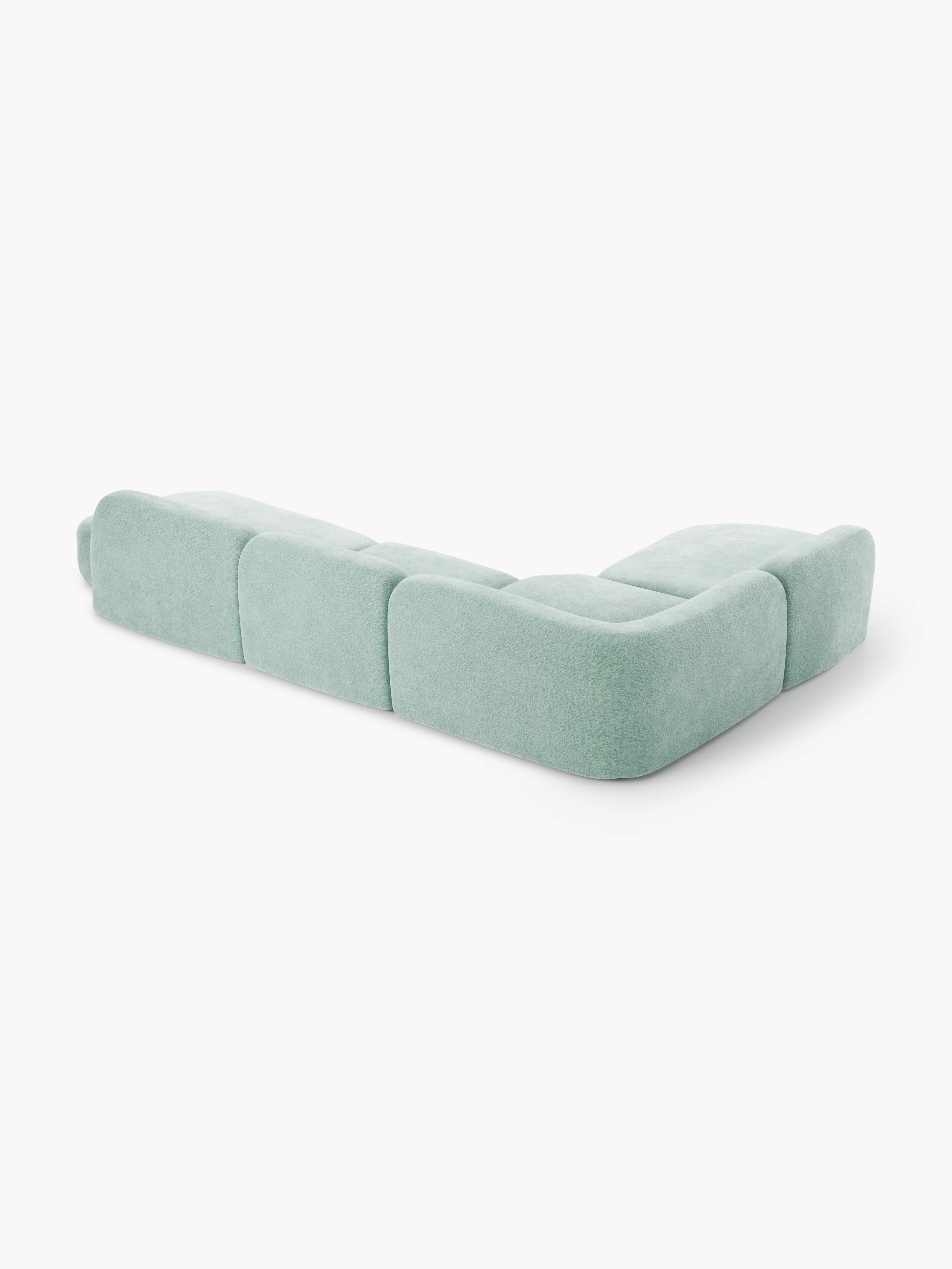 XL modulaire hoekbank Wolke met chaise longue
