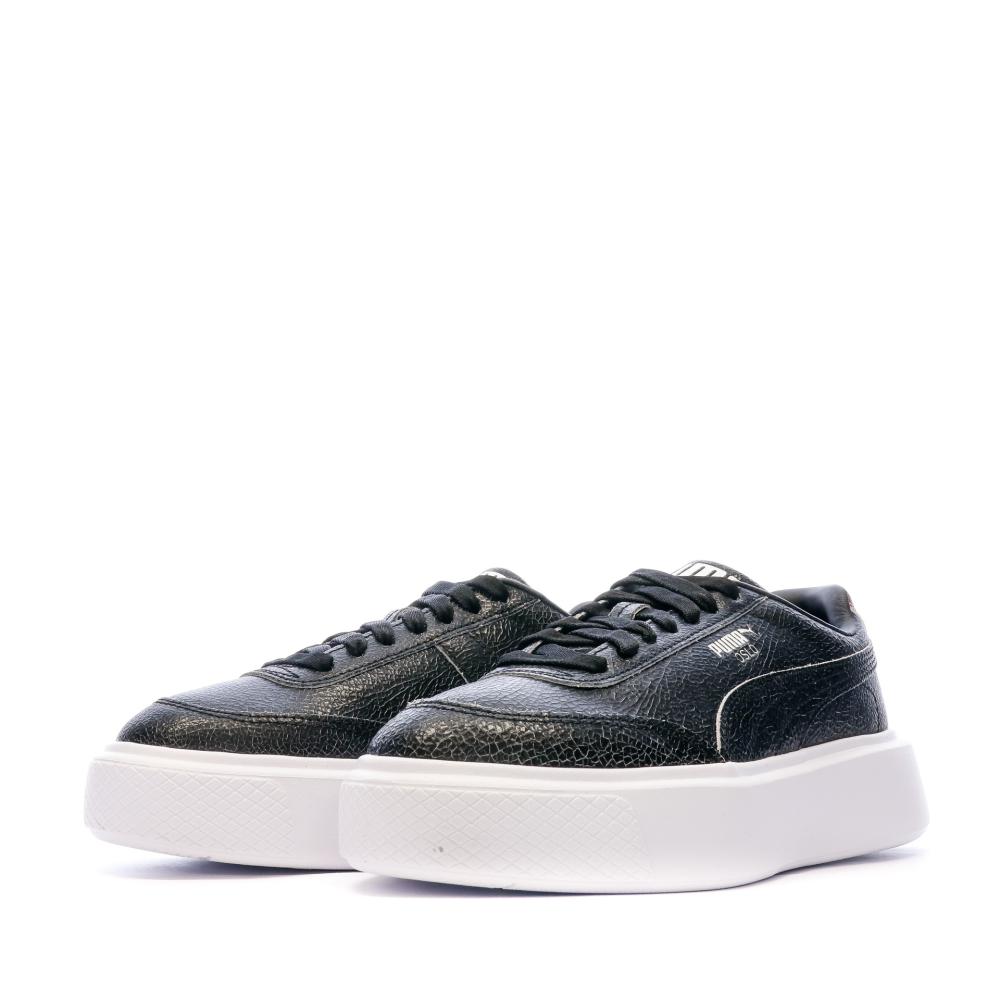 Puma Baskets Noires Femme Puma Oslo Maja Cracked Wn S